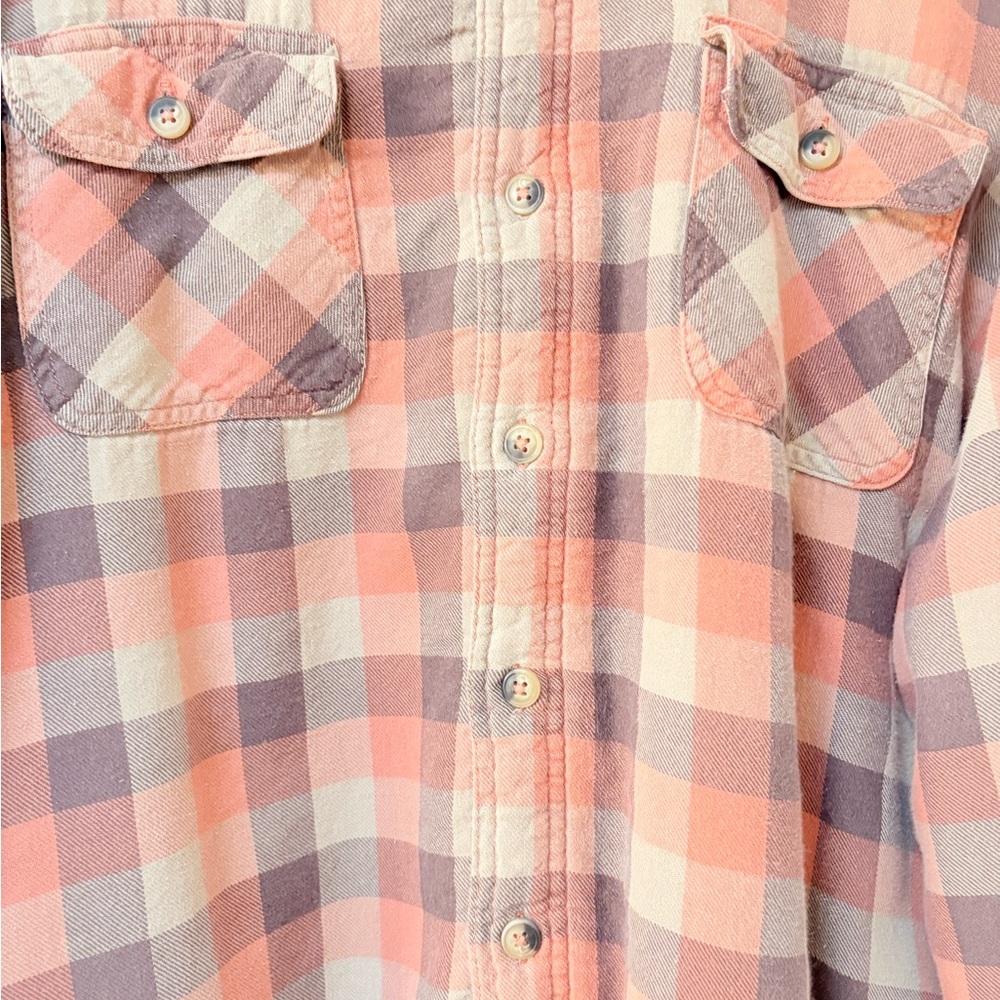 Wrangler Plaid Flannel Shirt/Shacket Size XL - Picture 10 of 12